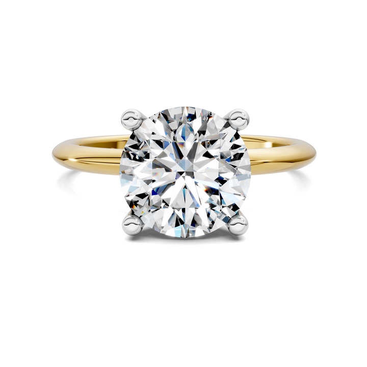 Sally Two-Tone Solitaire Ring