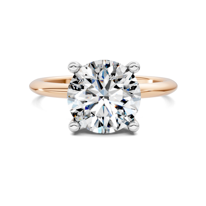 Sally Two-Tone Solitaire Ring