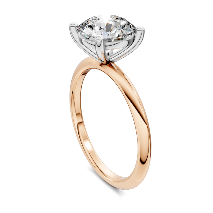 Sally Two-Tone Solitaire Ring