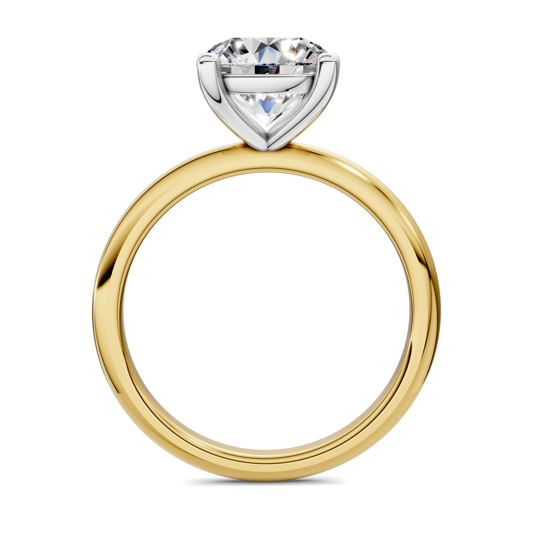 Sally Two-Tone Solitaire Ring