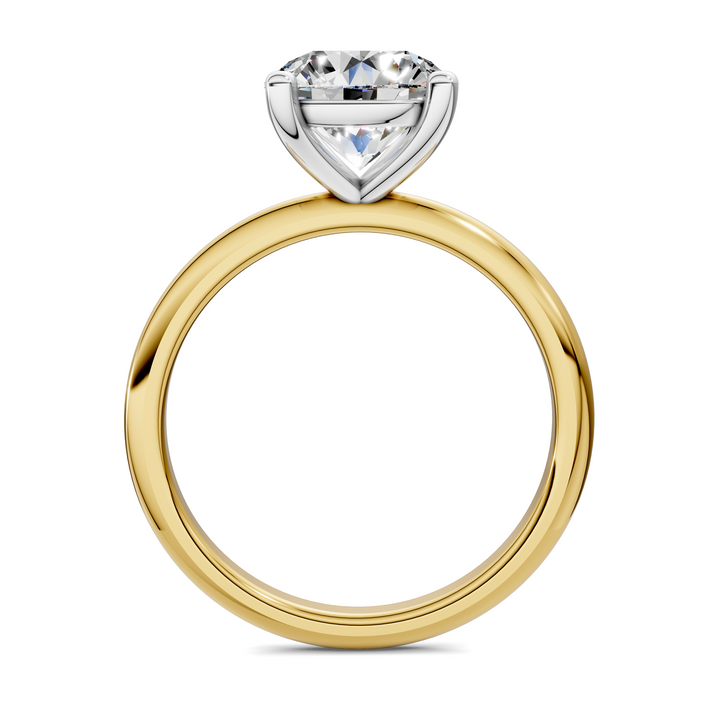 Sally Two-Tone Solitaire Ring