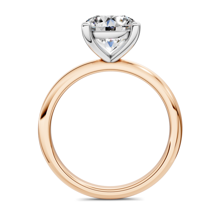 Sally Two-Tone Solitaire Ring