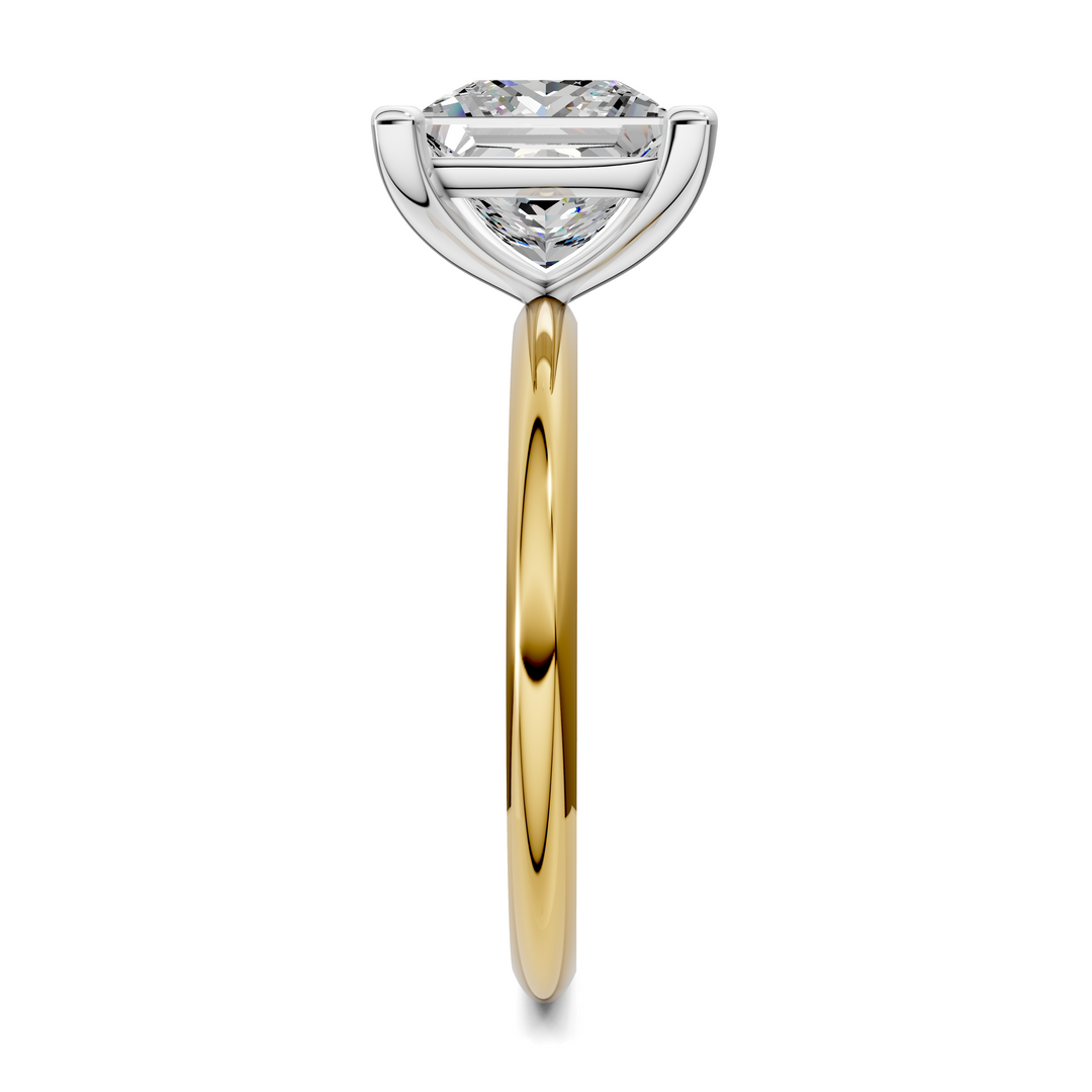 Sally Two-Tone Solitaire Ring