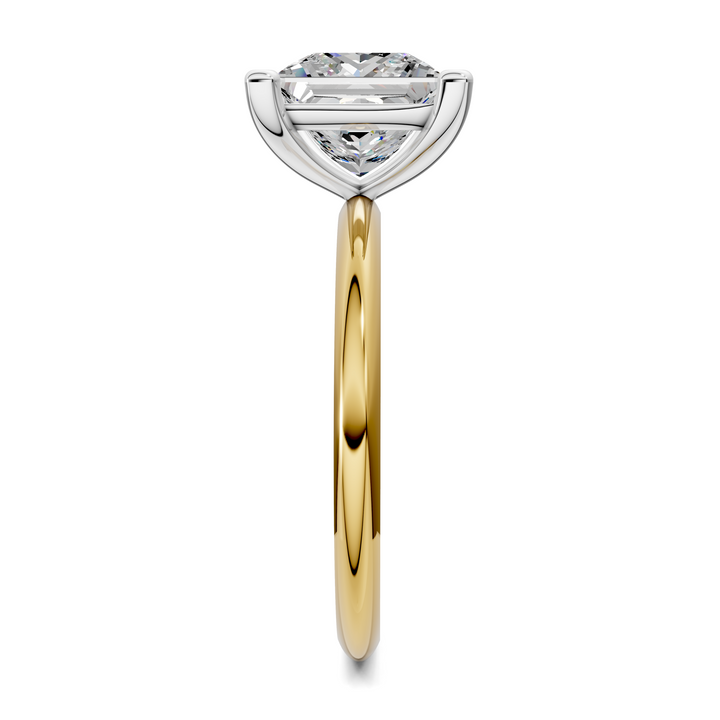 Sally Two-Tone Solitaire Ring