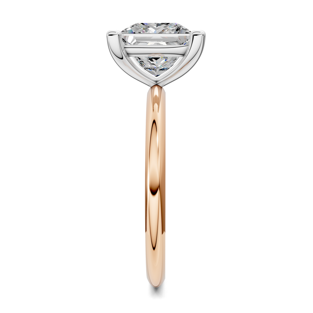 Sally Two-Tone Solitaire Ring