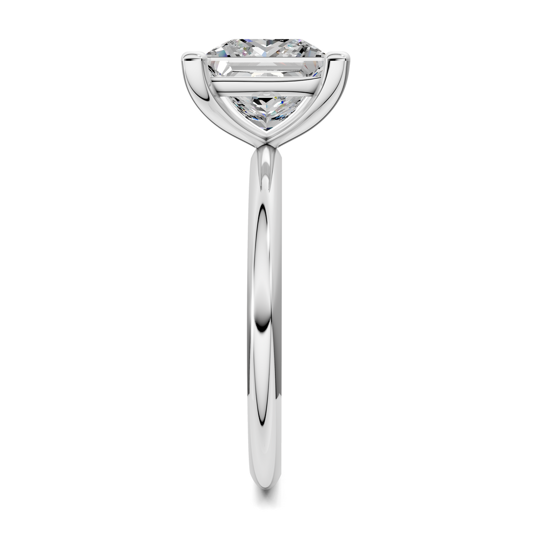 Sally Two-Tone Solitaire Ring