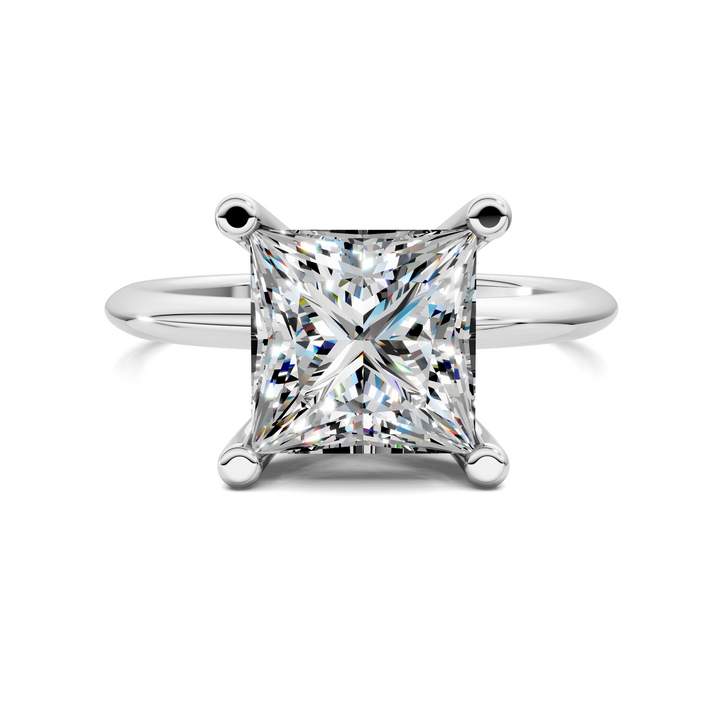 Sally Two-Tone Solitaire Ring