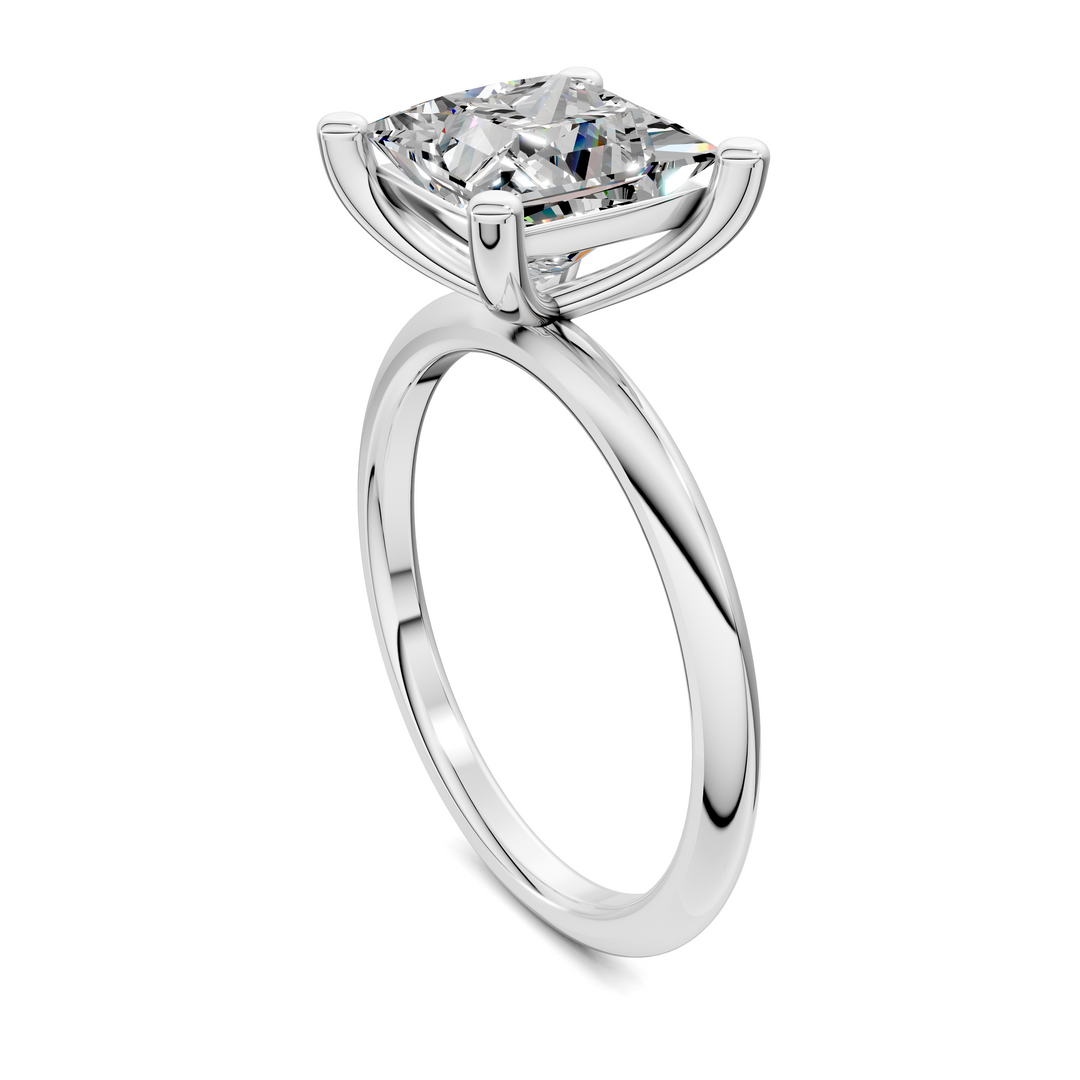 Sally Two-Tone Solitaire Ring