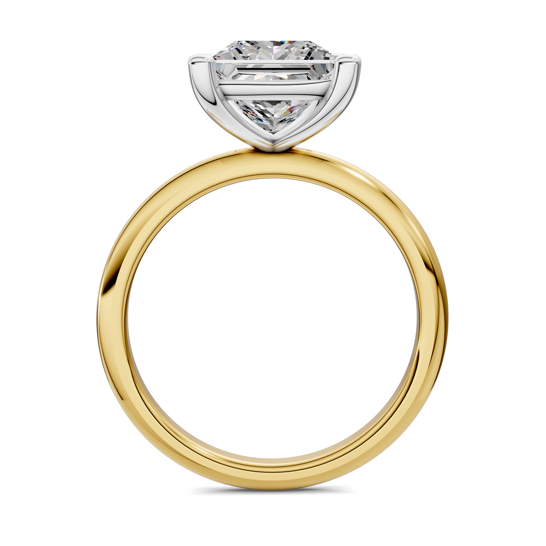 Sally Two-Tone Solitaire Ring