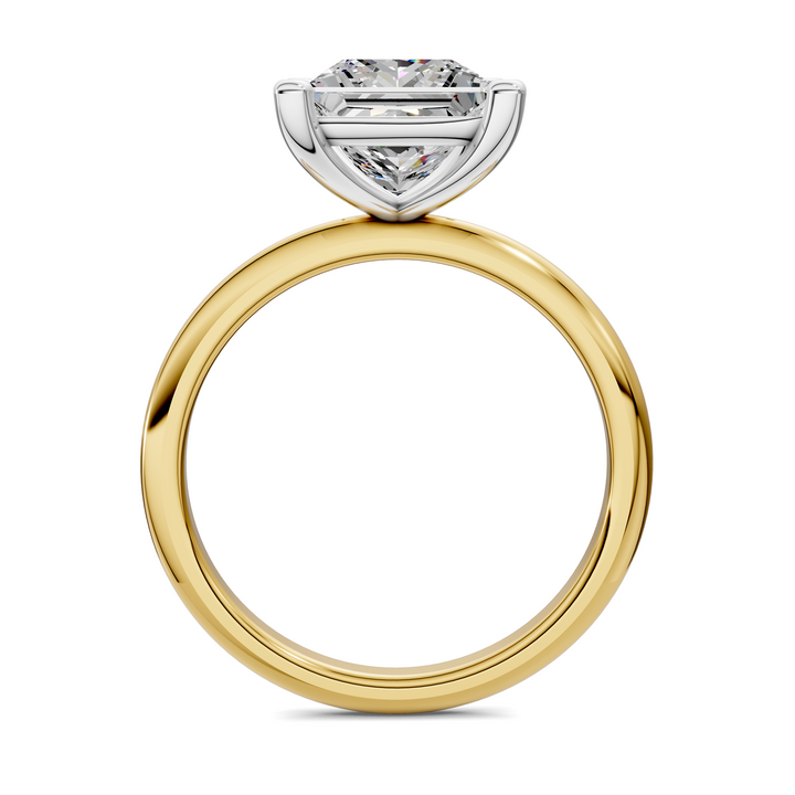 Sally Two-Tone Solitaire Ring