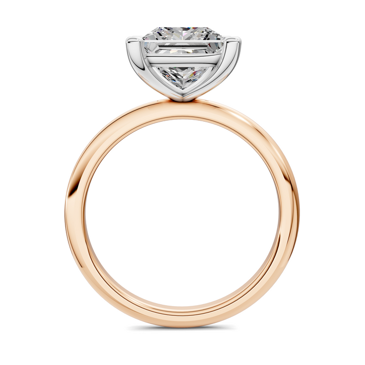 Sally Two-Tone Solitaire Ring