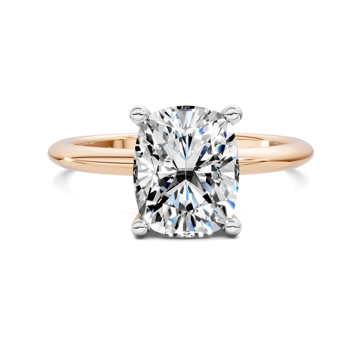 Sally Two-Tone Solitaire Ring