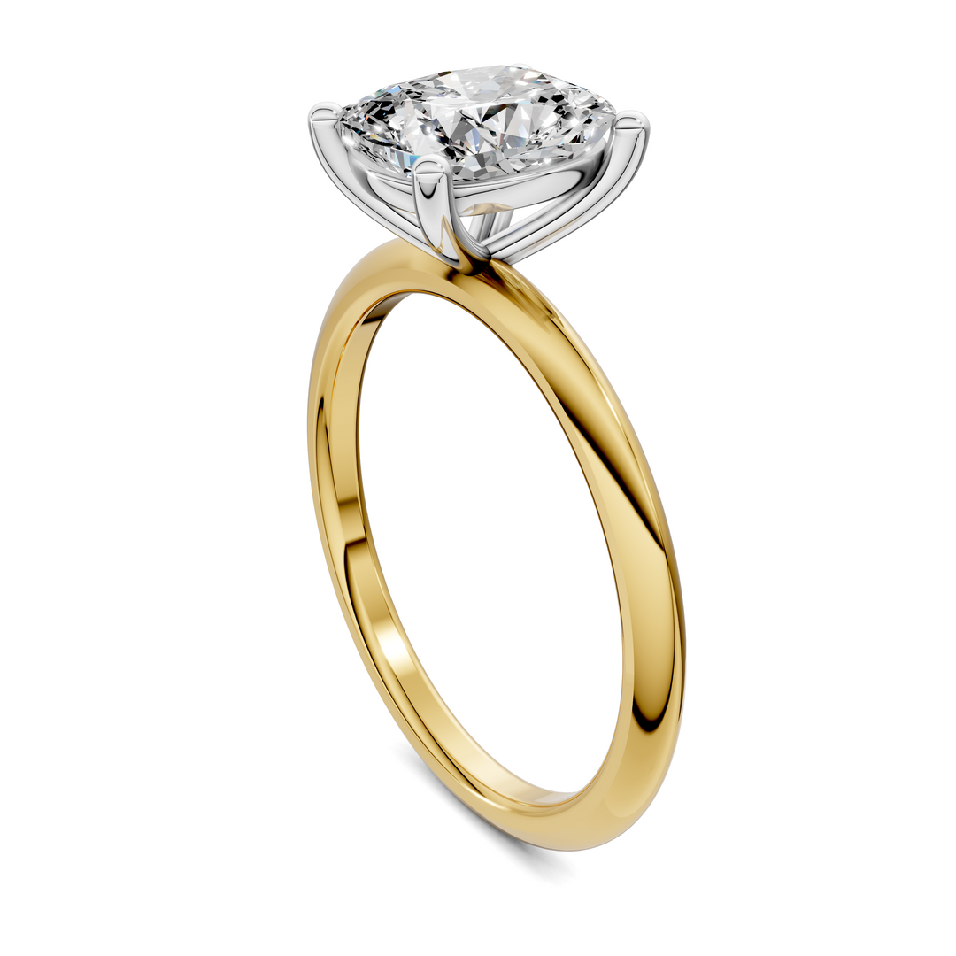 Sally Two-Tone Solitaire Ring