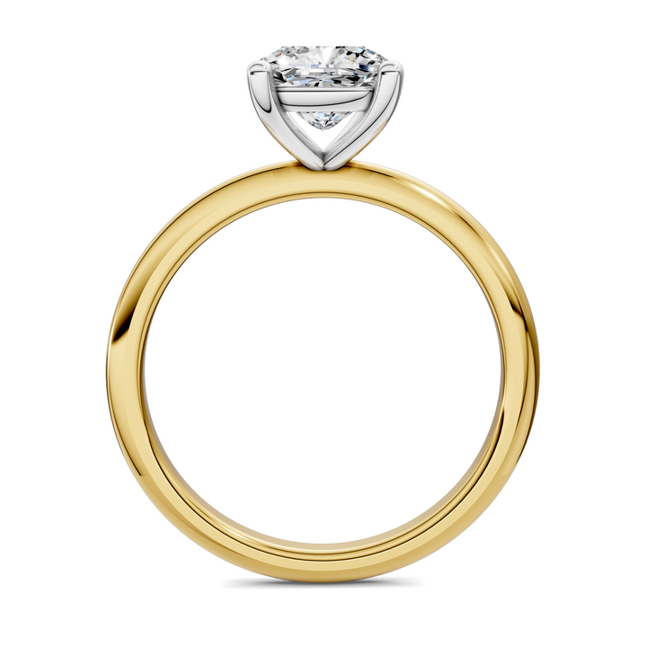 Sally Two-Tone Solitaire Ring