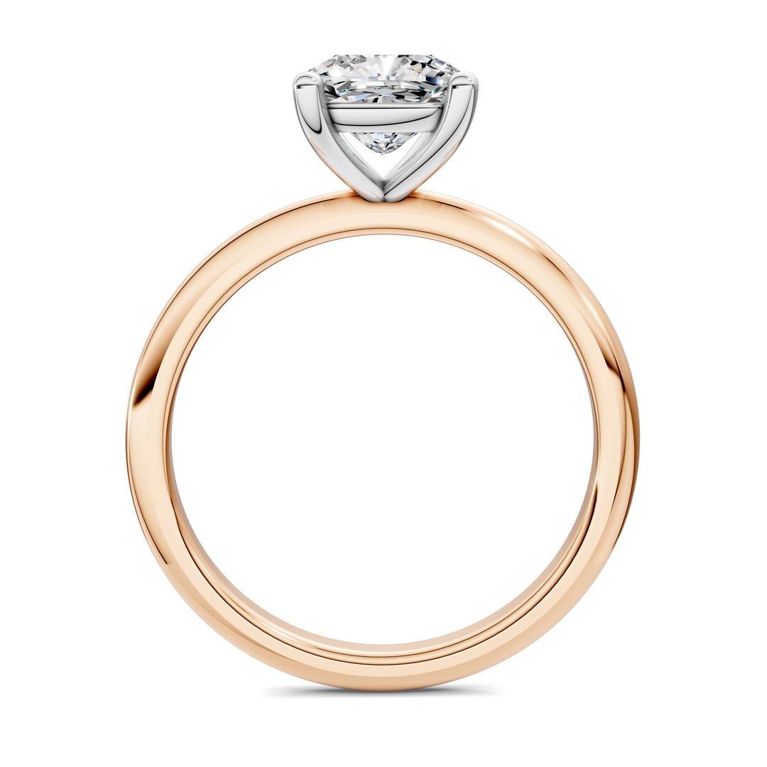 Sally Two-Tone Solitaire Ring