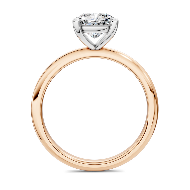Sally Two-Tone Solitaire Ring