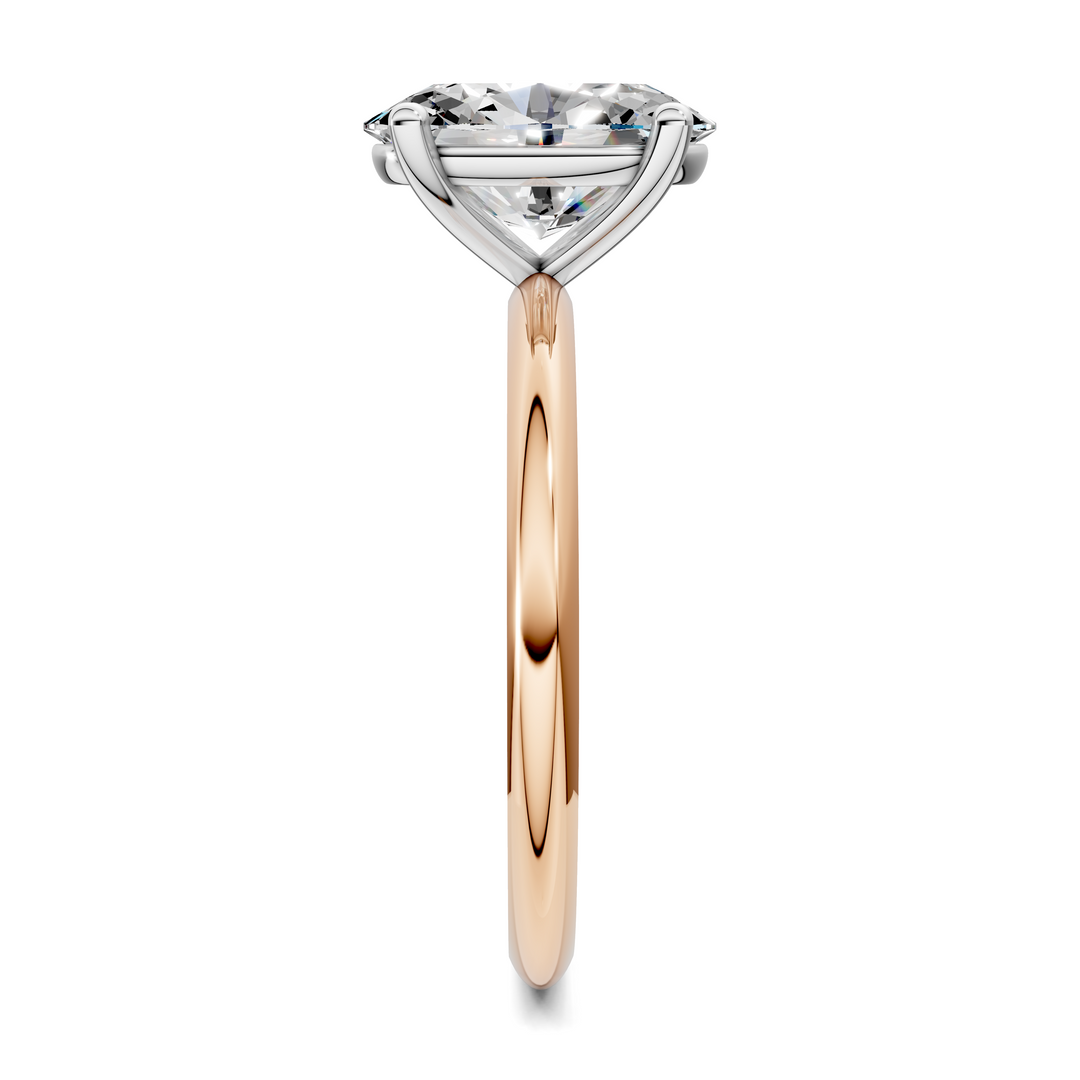 Sally Two-Tone Solitaire Ring