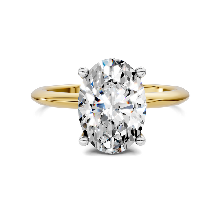 Sally Two-Tone Solitaire Ring
