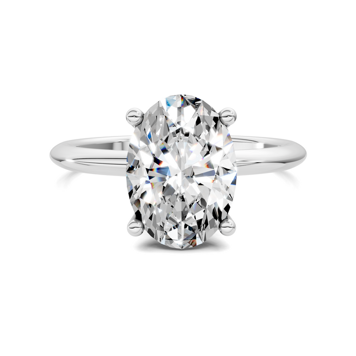 Sally Two-Tone Solitaire Ring