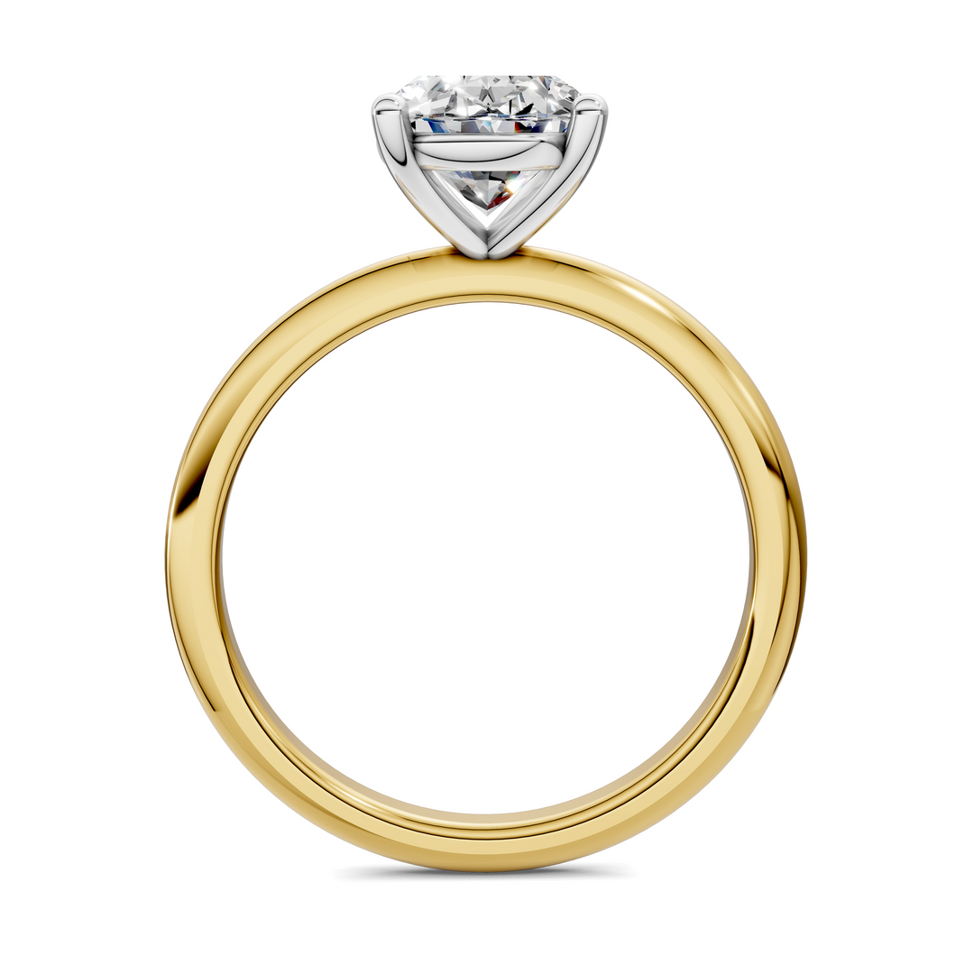 Sally Two-Tone Solitaire Ring