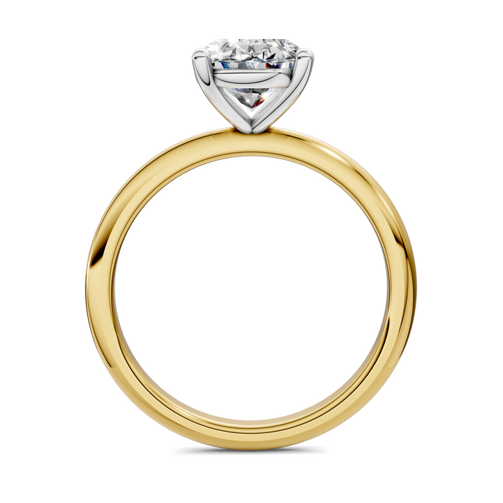 Sally Two-Tone Solitaire Ring