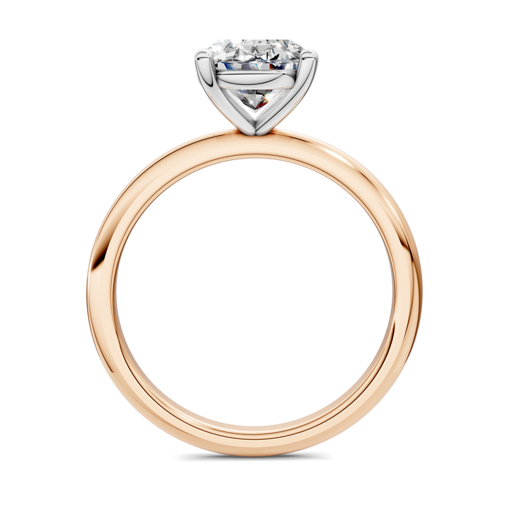 Sally Two-Tone Solitaire Ring