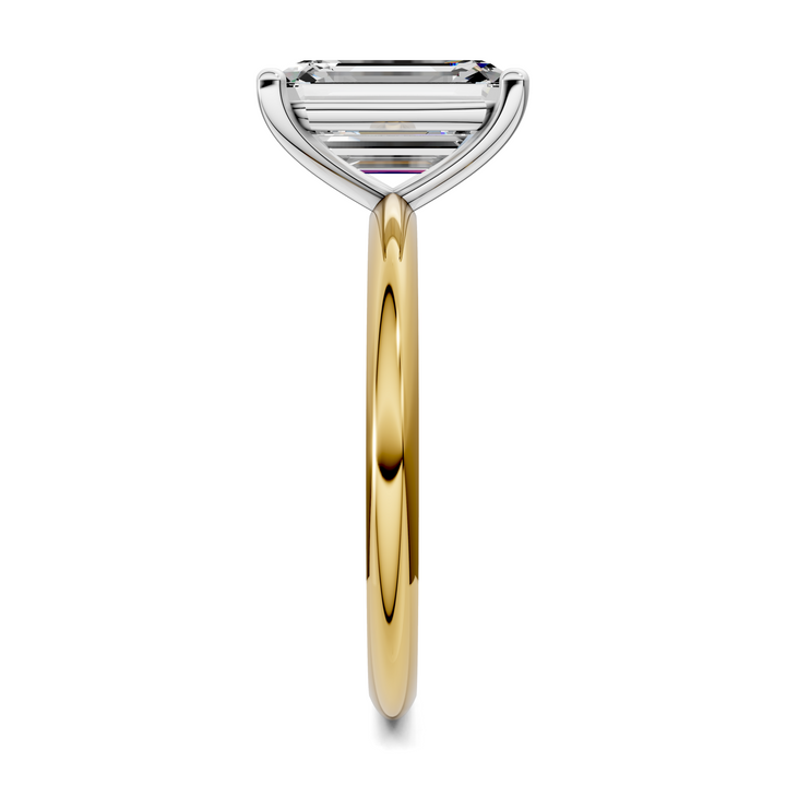 Sally Two-Tone Solitaire Ring