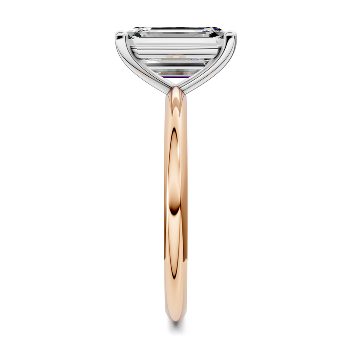 Sally Two-Tone Solitaire Ring