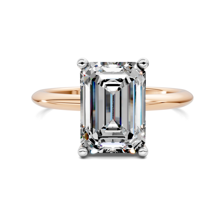 Sally Two-Tone Solitaire Ring