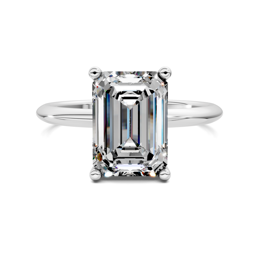 Sally Two-Tone Solitaire Ring