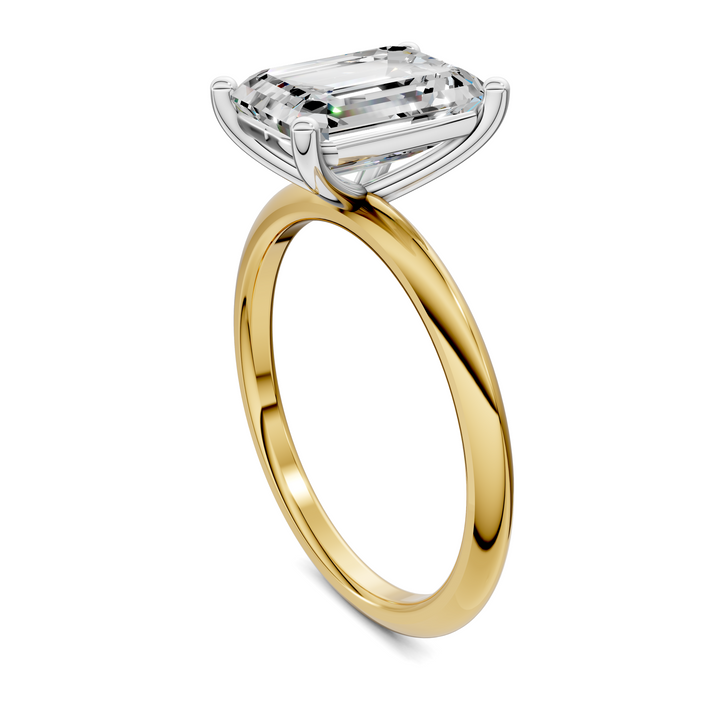 Sally Two-Tone Solitaire Ring
