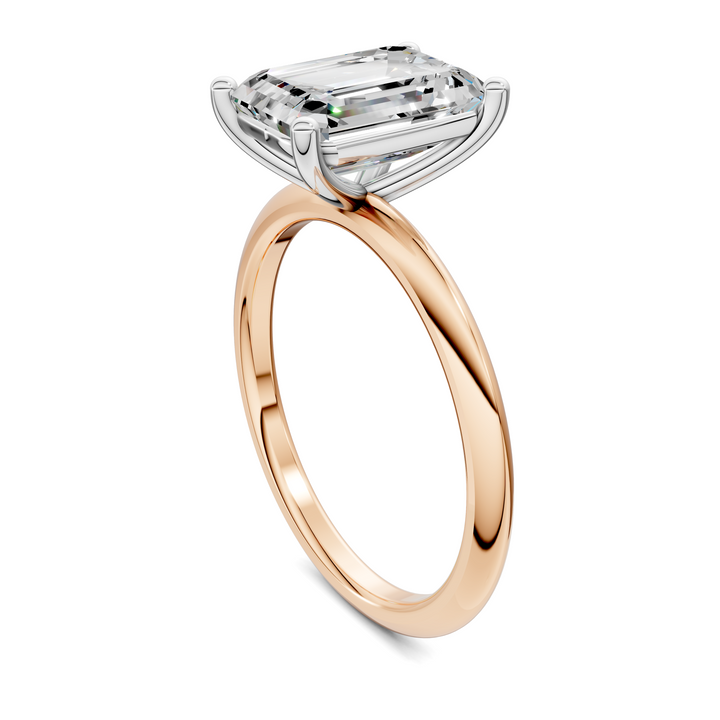 Sally Two-Tone Solitaire Ring