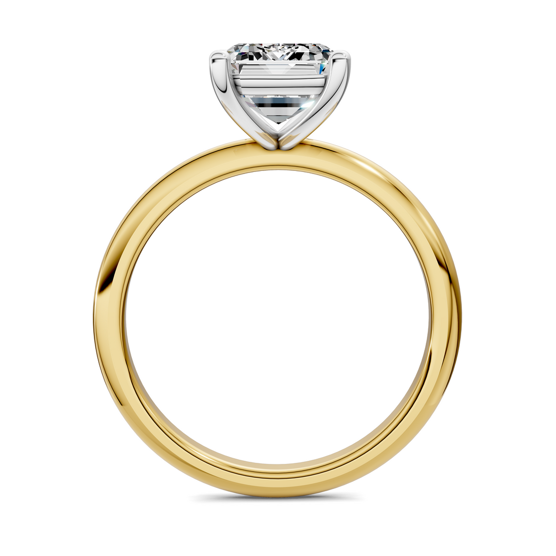 Sally Two-Tone Solitaire Ring