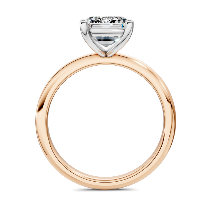 Sally Two-Tone Solitaire Ring