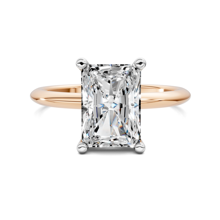 Sally Two-Tone Solitaire Ring
