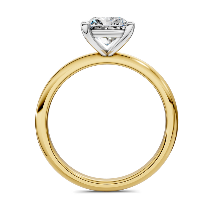 Sally Two-Tone Solitaire Ring