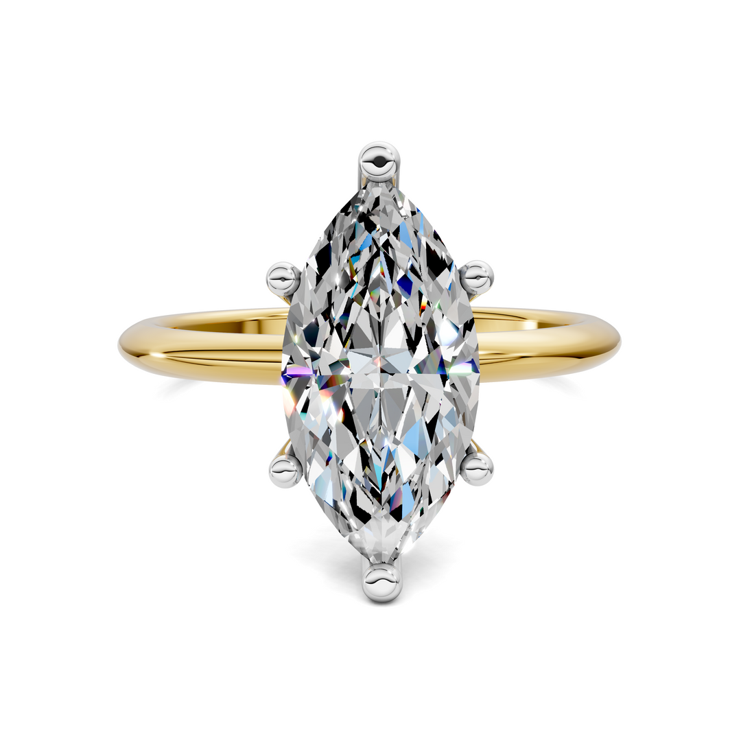 Sally Two-Tone Solitaire Ring Setting