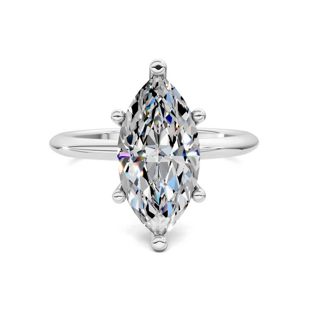 Sally Two-Tone Solitaire Ring