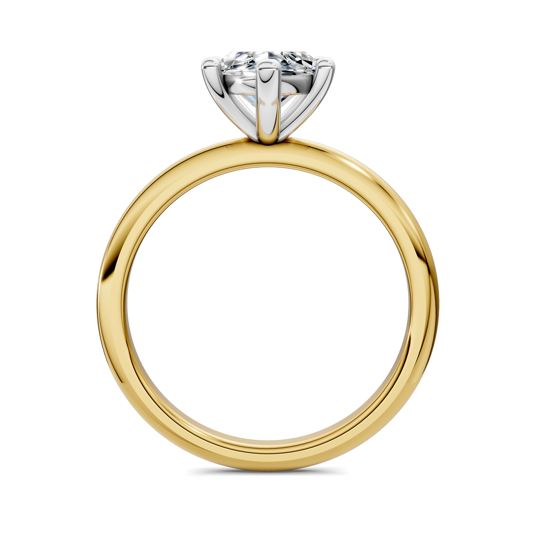 Sally Two-Tone Solitaire Ring Setting