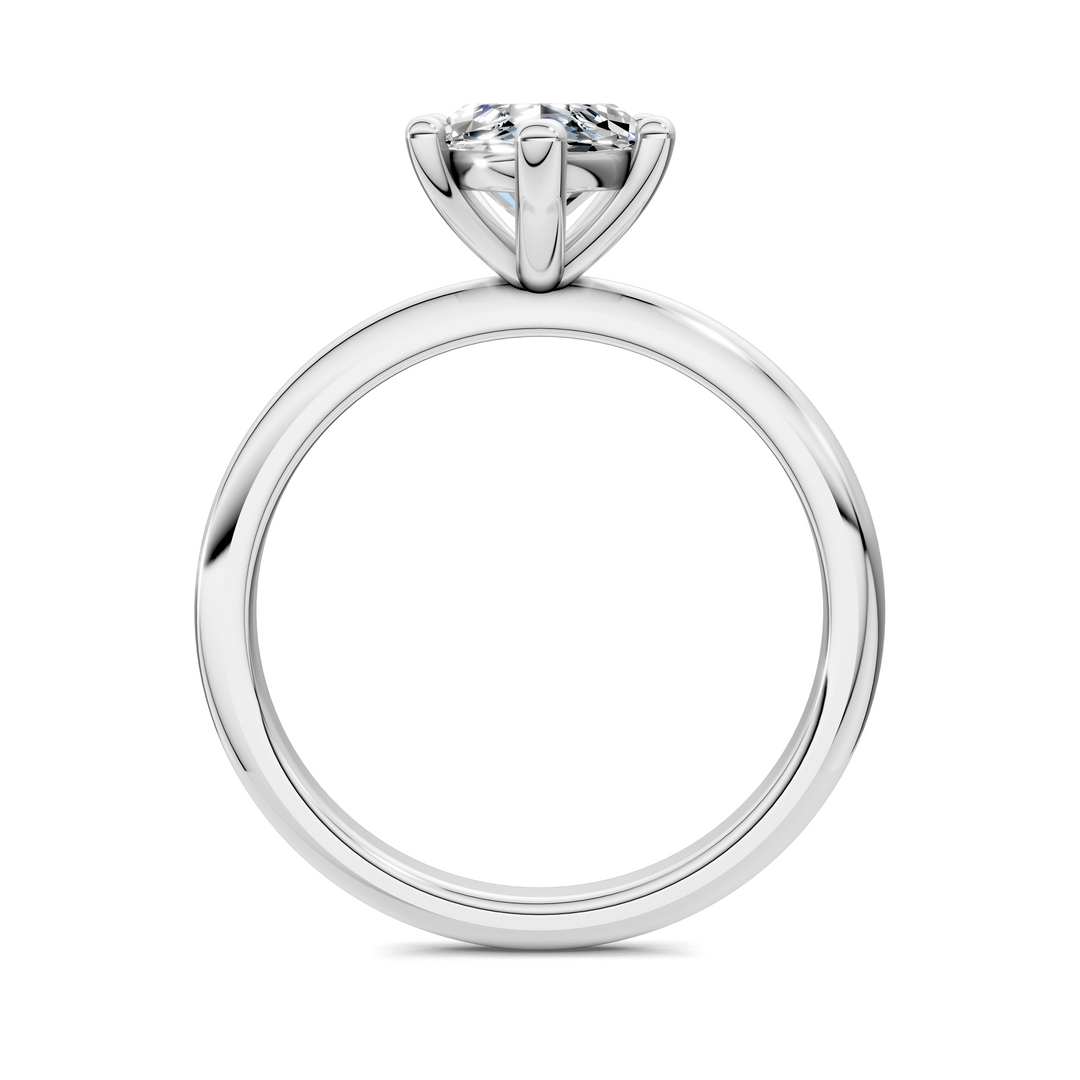 Sally Two-Tone Solitaire Ring