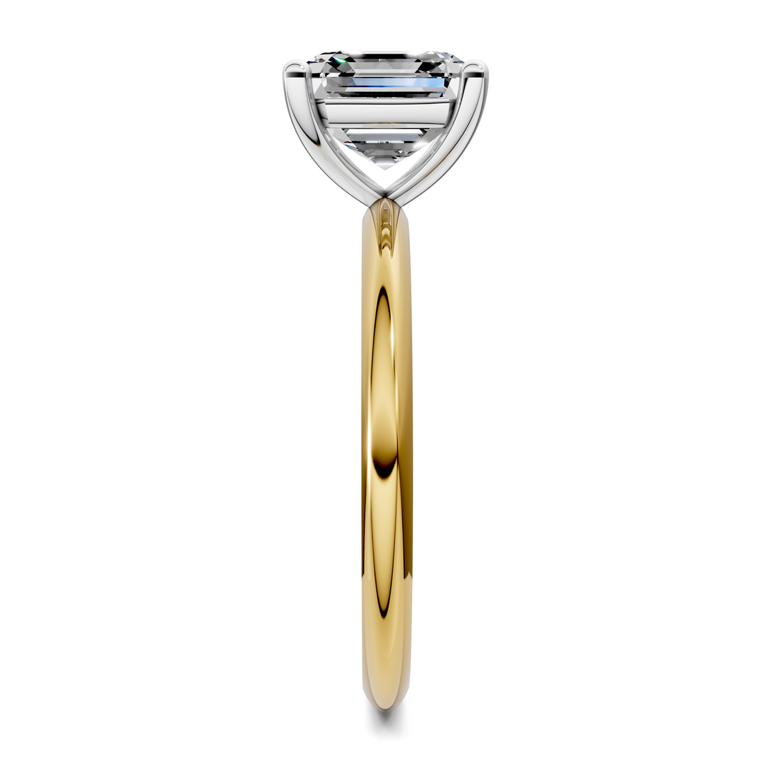 Sally Two-Tone Solitaire Ring