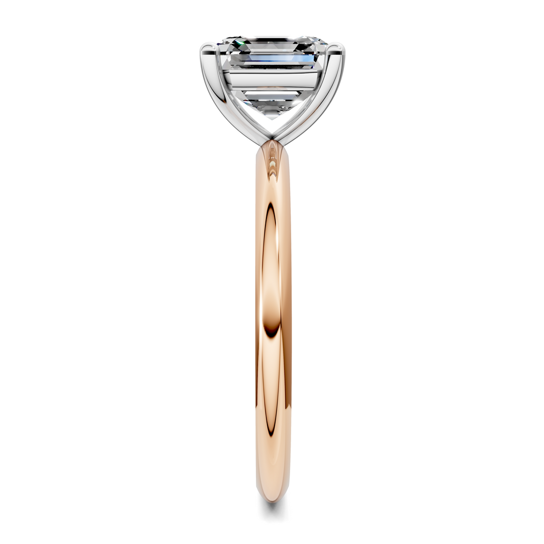 Sally Two-Tone Solitaire Ring