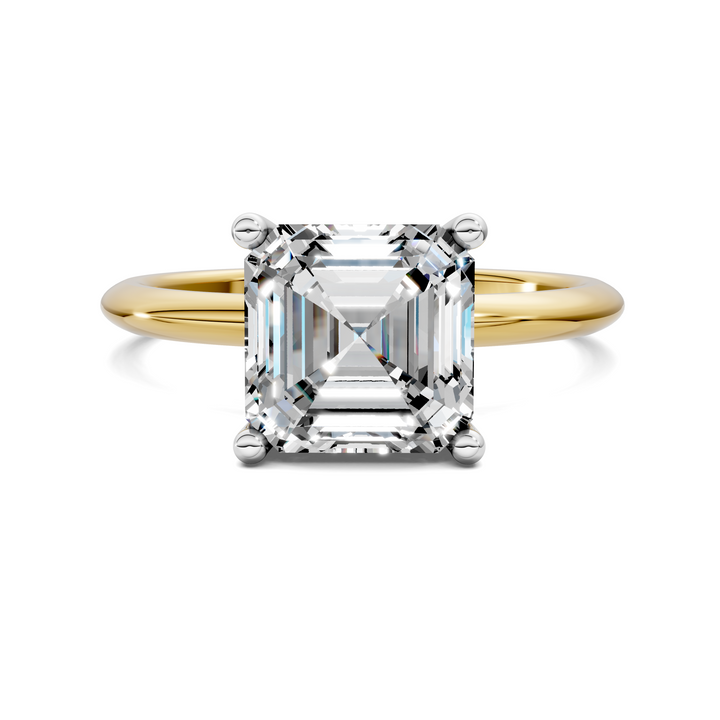 Sally Two-Tone Solitaire Ring