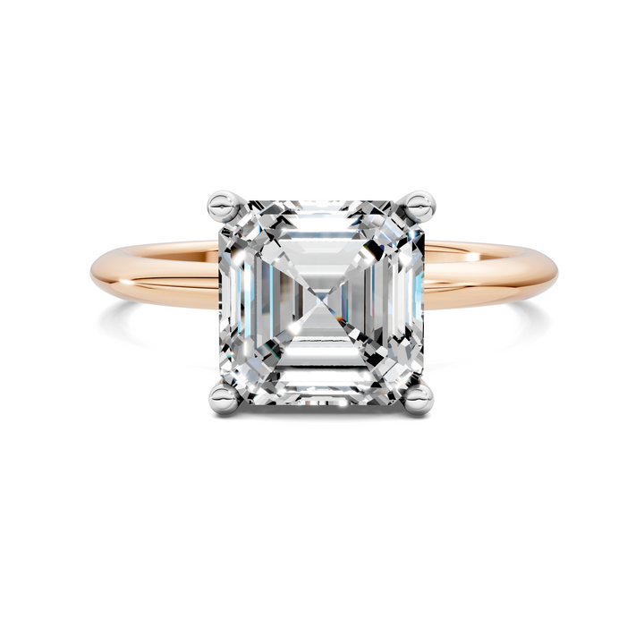 Sally Two-Tone Solitaire Ring