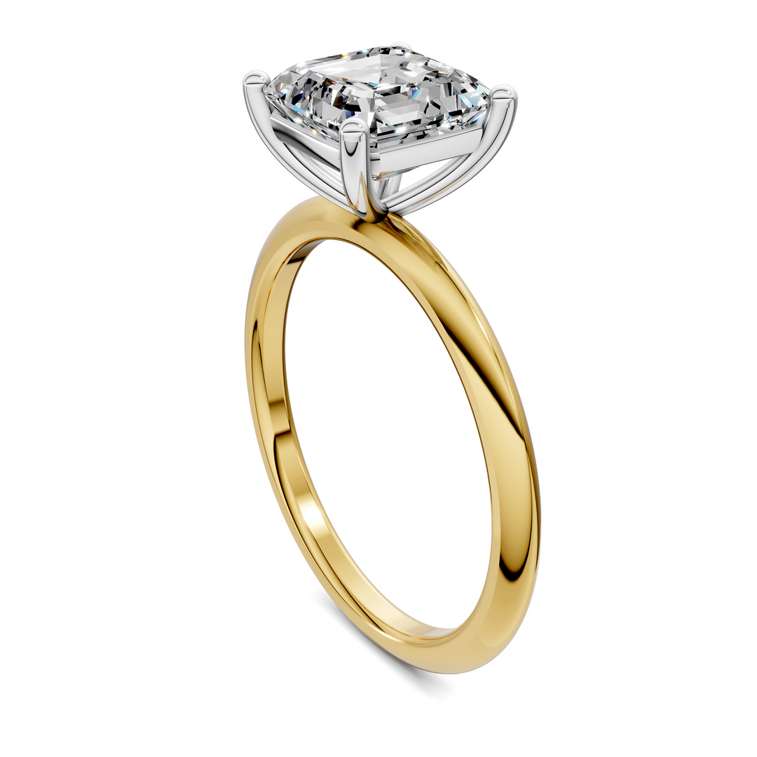 Sally Two-Tone Solitaire Ring