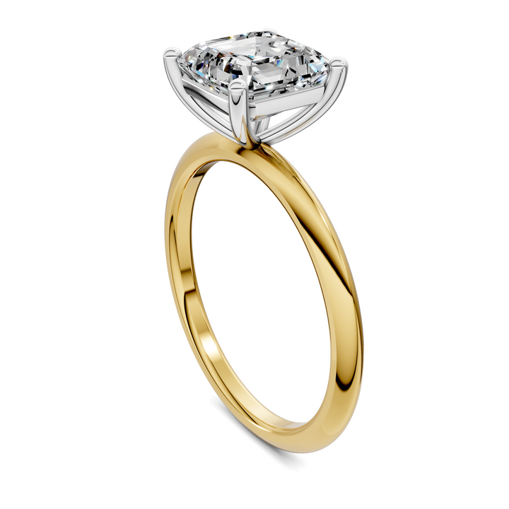 Sally Two-Tone Solitaire Ring