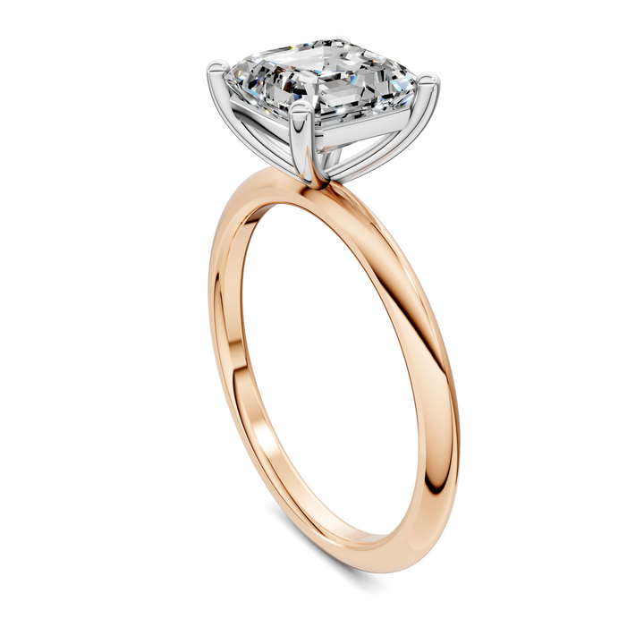 Sally Two-Tone Solitaire Ring