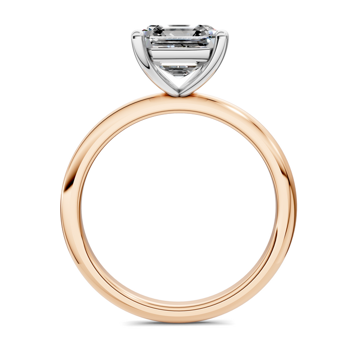 Sally Two-Tone Solitaire Ring