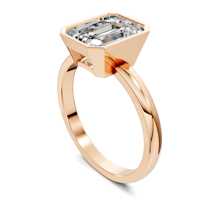Sarah Bezel Set Engagement Ring