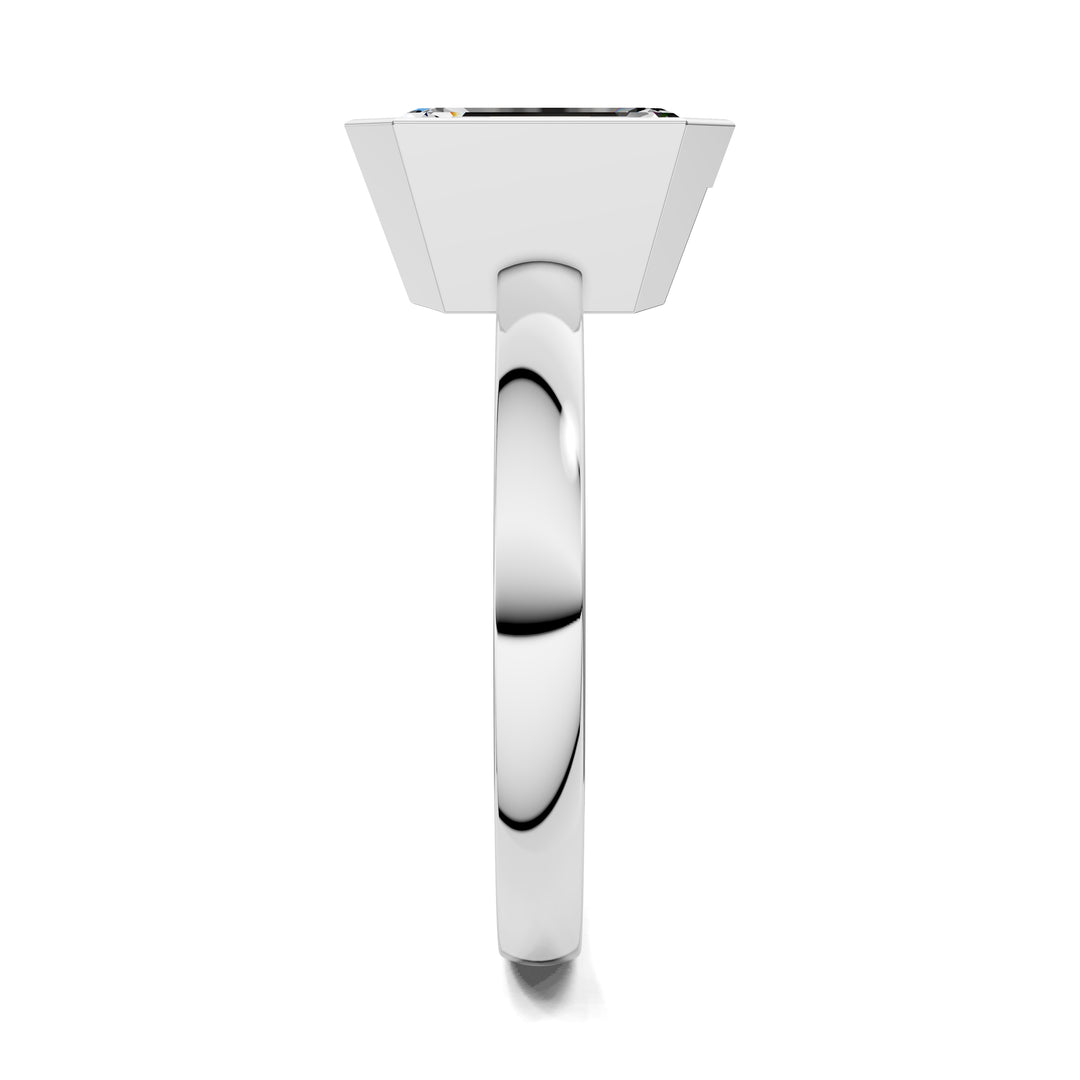 Sarah Bezel Set Engagement Ring